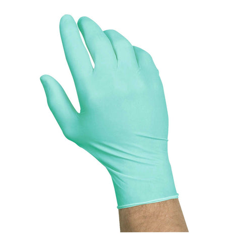 Handgards Extra Large Green Synthetic Disposable Glove with Aloe -- 4 per case.