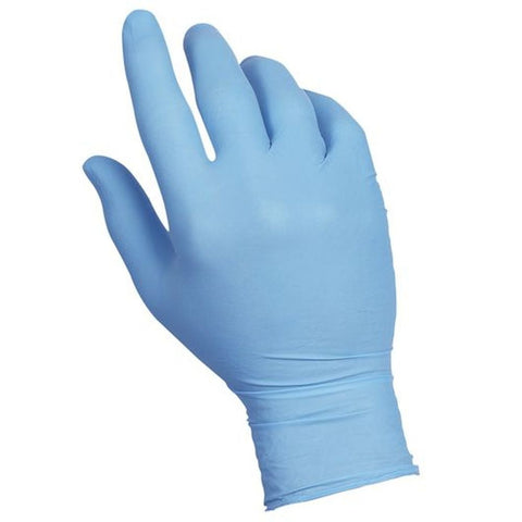 Handgards Powder Free Blue Vitrile Extra Large Gloves - 100 per pack -- 1000 packs per case