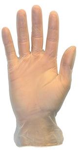 The Safety Zone Clear Large Premium Powder Free Vinyl Gloves -- 1000 per case