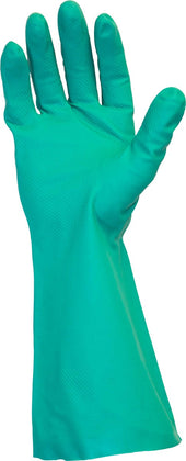 The Safety Zone Flock Lined Green Large Gloves - 1 pair per pack -- 144 packs per case