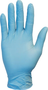 The Safety Zone Blue Powdered 3.7 Mil Large Nitrile Gloves -- 1000 per case