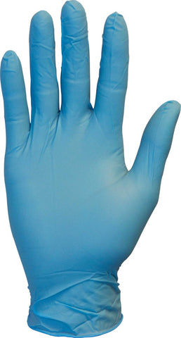 The Safety Zone Blue 3.0 Mil Extra Large Powder Free Nitrile Gloves -- 1000 per case