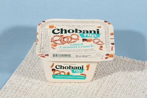 Chobani Flip Salted Caramel Crunch Greek Yogurt, 5.3 Ounce -- 12 per case.