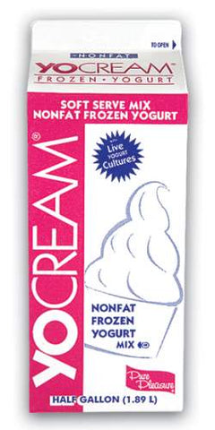 Yocream Yogurt Mix, Cotton Candy Nonfat Soft Serve, 64 Ounce -- 6 per case.