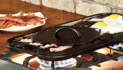 Lodge Cast Iron Flat Grill Press, 8.25 inch -- 3 per case.