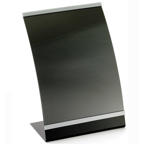 Tablecraft Acrylic Curved Easel, 8.5 x 11 inch -- 12 per case.
