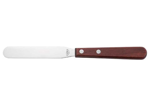 Winco Wooden Handle Bakery Spatula, 4 x 3/4 inch -- 24 per case