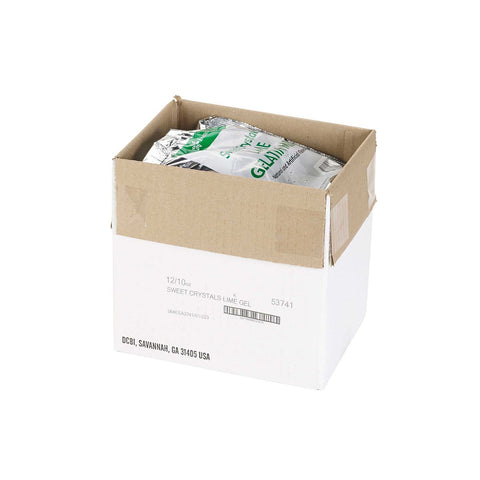 Sweet Crystals Lime Gelatin Mix, 10 Ounce -- 12 per case.
