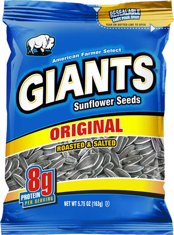 Giants Roasted and Salted Dill Pickle and Bacon Ranch Sunflower Seed -- 72 per case