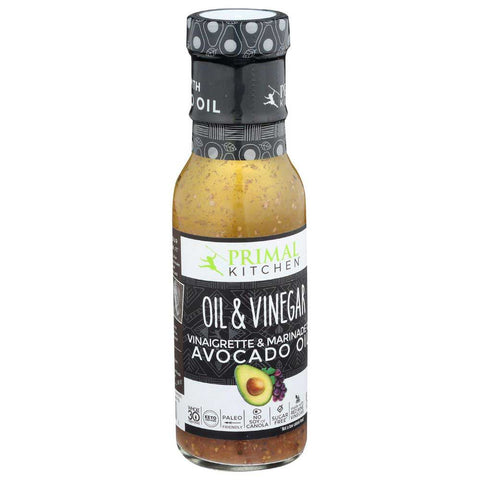 Primal Kitchen Avocado Oil and Vinegar Vinaigrette Dressing and Marinade, 8 Fluid ounce -- 6 per case