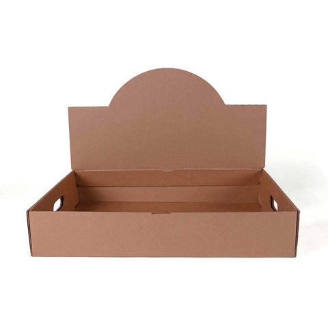 Southern Champion Tray Kraft Corrugated Cardboard Catering Tray, 21.5 x 14.625 x 4.25 inch -- 25 per case