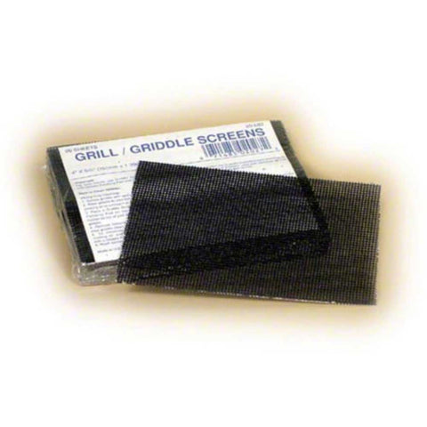 ACS Industries Black Aluminum Oxide Open Mesh TSH Grill Screens, 4 x 5.5 inch -- 200 per case