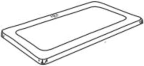 Handi Foil Aluminum Silver Full Size Steamtable Foil Lid Only, 20.81 x 12.88 x 0.63 inch -- 50 per case