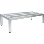 Aluminum Dunnage Rack 4 Legs Size: 20 x 48 x 12 inch.