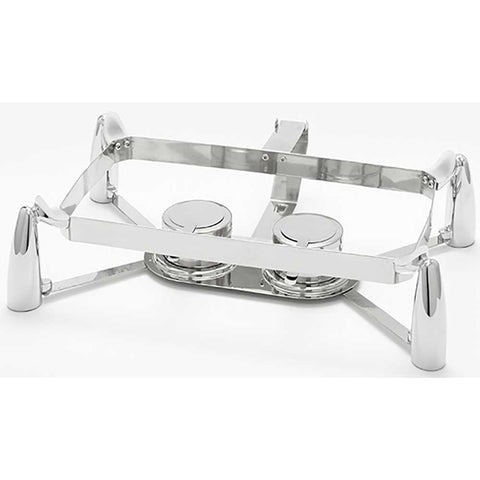 American Metalcraft Stainless Steel Rectangular Chafer Base Only, 22 x 16 x 5 3/4 inch.