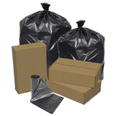 Pitt Plastics Black Star Can Liner, 56 Glutton Gallon -- 100 per case.