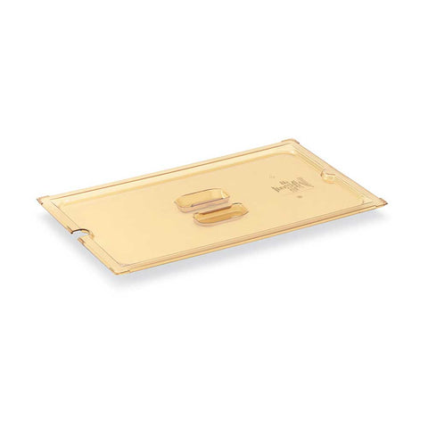 Vollrath Amber Third Size Solid Cover Only, 6.9 x 12.7 x 0.875 inch -- 6 per case.