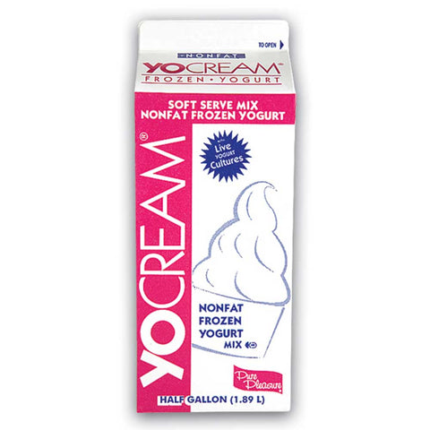 Yocream Yogurt Mix, Eggnog Nonfat Soft Serve, 64 Ounce -- 6 per case.