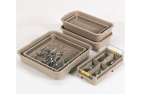 Traex Rack Master Half Tub and Open Rack, Beige.