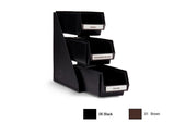 3 Tier with three 11 inch Bins and Clips -- 1 set.