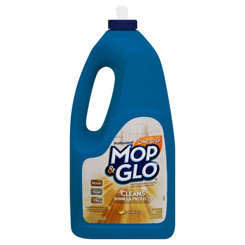 Frenchs Reckitt Benckiser Mop and Glow Triple Action Floor Shine Cleaner, 64 Ounce -- 6 per case.