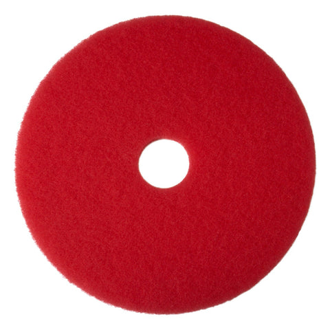 3M Niagara Red Buffer Floor Pad, 20 inch -- 5 per case.