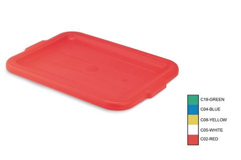 Traex Color Mate Food Storage Box Cover, Yellow -- 6 per case.