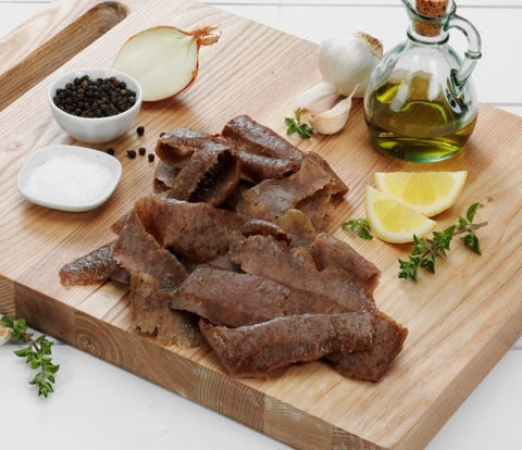 Readycarved Flame Broiled Beef and Lamp Gyro Slice, 5 Pound -- 2 per case.