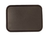 Cambro Fast Food Tray, Black, 10 7/16 X 13 9/16 inch -- 24 per case.