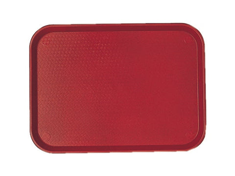 Cambro Fast Food Tray, Cranberry, 11 7/8 X 16 1/8 inch -- 24 per case.