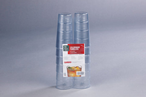 20 Oz. Colorwear Tumblers, Clear, 6 Per Pack -- 6 Each.