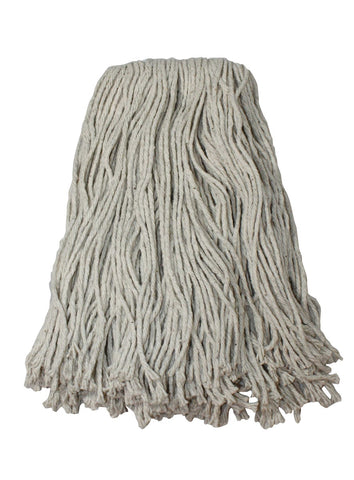 Impact Products Cotton Natural Saddle Type Cut End Wet Mop, 16 Ounce -- 12 per case.