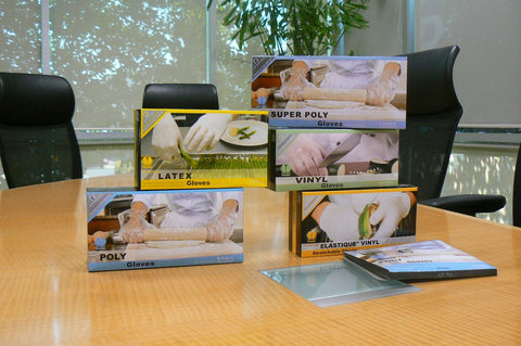 Goldmax Small Poly Disposable Gloves -- 10000 per case.