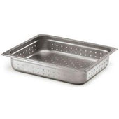 Alegacy 25 Gauge Full Size Economy Perforated Anti Jamming Steam Table Pan, 14 1/2 Quart.