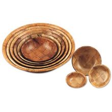 Alegacy Woven Wood Salad Bowl, 6 inch Diameter -- 12 per case.