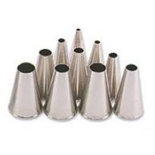 Alegacy Stainless Steel Plain Tip Pastry Tube - Tip Number 8.