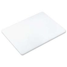 Alegacy Medium Density White Polyethylene Cutting Board, 18 x 24 x 1 inch.