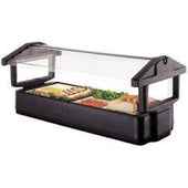 Cambro Table Top Model Food Bar, Black, 71 1/2 x 33 1/4 x 27 inch.