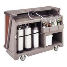Cambro Designer Style Portable Medium Size CamBars Complete Soda System, Manhattan, 67 1/2 x 28 1/2 x 47 1/2 inch.