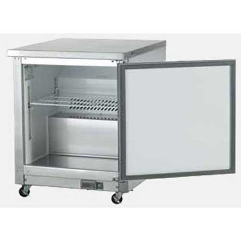 Arctic Air Single Door Under-Counter Refrigerator, 27.875 x 30.0 x 35.625 inch.