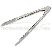 Alegacy Extra Heavy Stainless Steel Multi Purpose Economy Spring Tong, 12 inch Length.