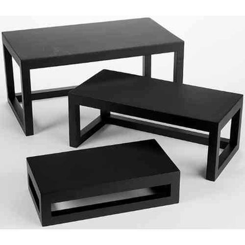 American Metalcraft Wooden Solid Frame Riser Set -- 1 set.
