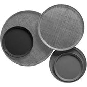 Cambro Round Sky Blue Camtray, 10 inch -- 12 per case.