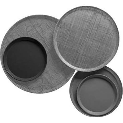 Cambro Raspberry Cream Round Low Profile Rim Camtray, 16 inch -- 12 per case.