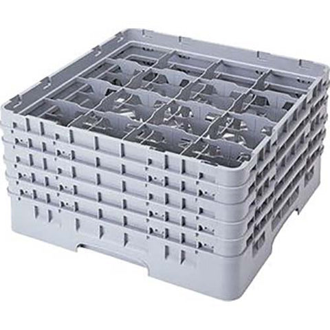 Cambro Camrack Polypropylene Navy Blue Full Size 16 Compartment Glass Rack, 11 inch -- 2 per case.