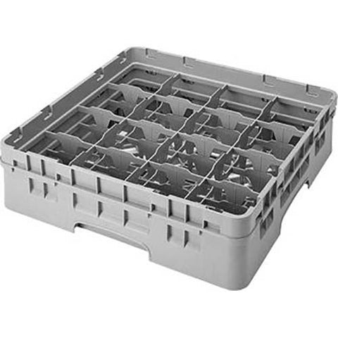 Cambro Camrack Polypropylene Navy Blue Full Size 16 Compartment Glass Rack, 3 5/8 inch -- 5 per case.