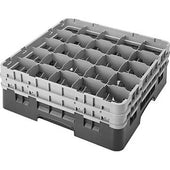Cambro Camrack Polypropylene Brown Full Size 20 Compartment Glass Rack, 5 1/4 inch -- 4 per case.