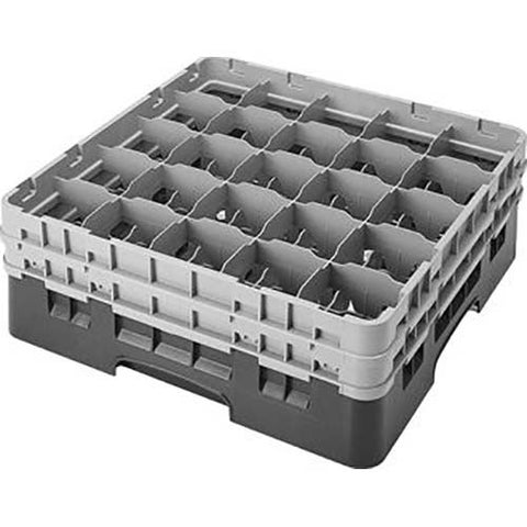 Cambro Camrack Polypropylene Blue Full Size 20 Compartment Glass Rack, 5 1/4 inch -- 4 per case.