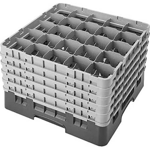 Cambro Camrack Polypropylene Beige Full Size 25 Compartment Glass Rack, 11 inch -- 2 per case.