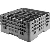 Cambro Camrack Polypropylene Teal Full Size 25 Compartment Glass Rack, 6 7/8 inch -- 3 per case.